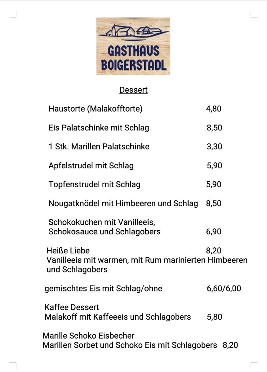 Speisekarte photo 2