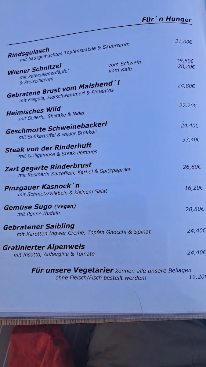 Speisekarte photo 1