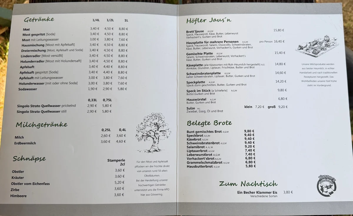 Speisekarte photo 1