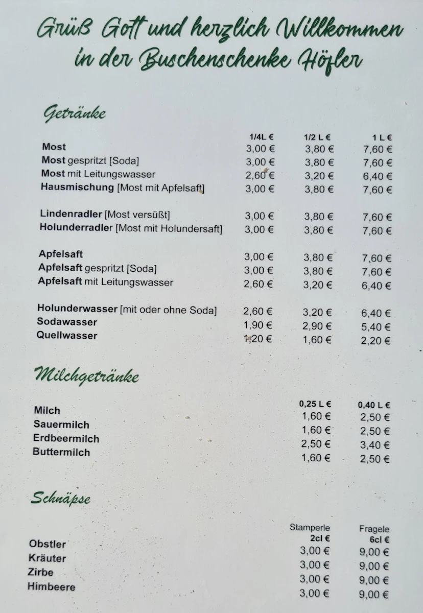 Speisekarte photo 2