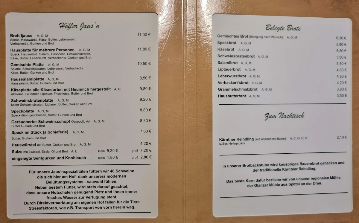 Speisekarte photo 6