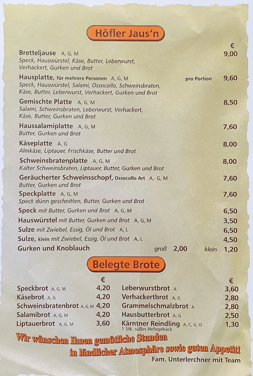 Speisekarte photo 7