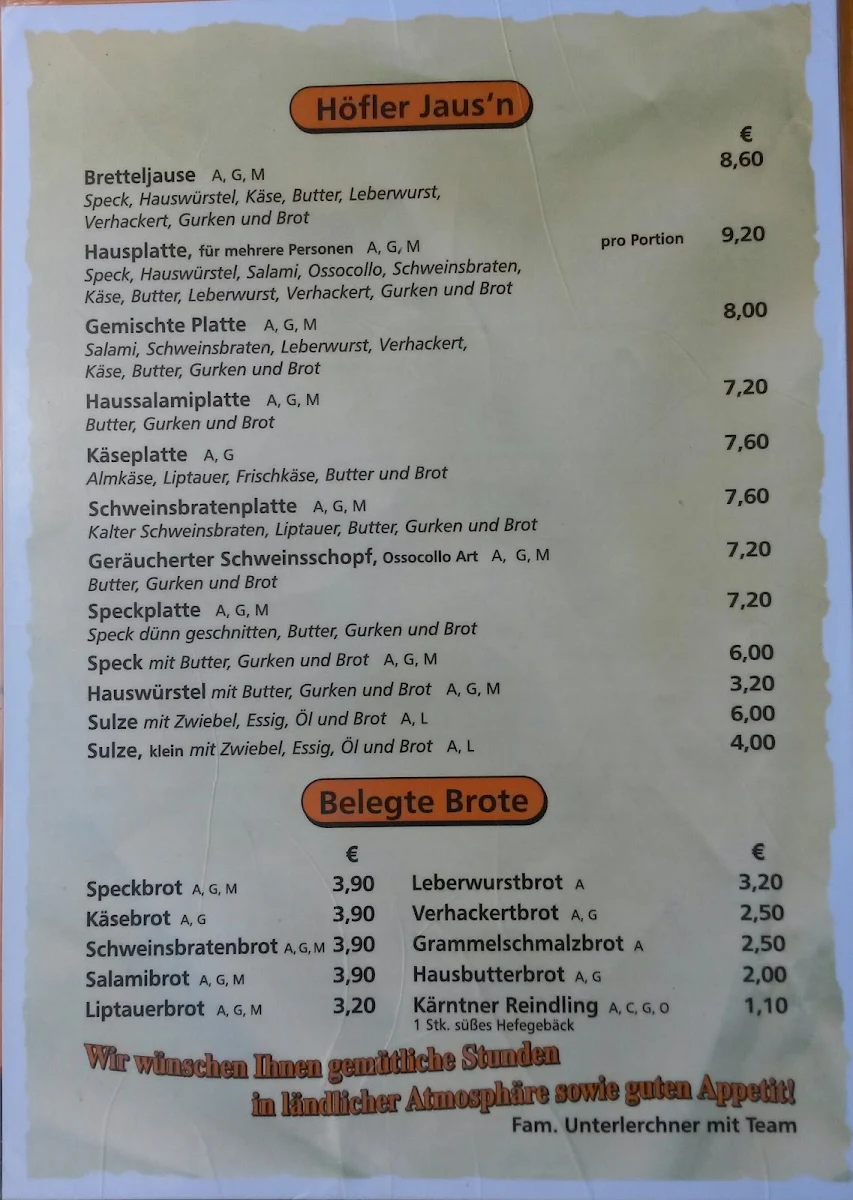 Speisekarte photo 9