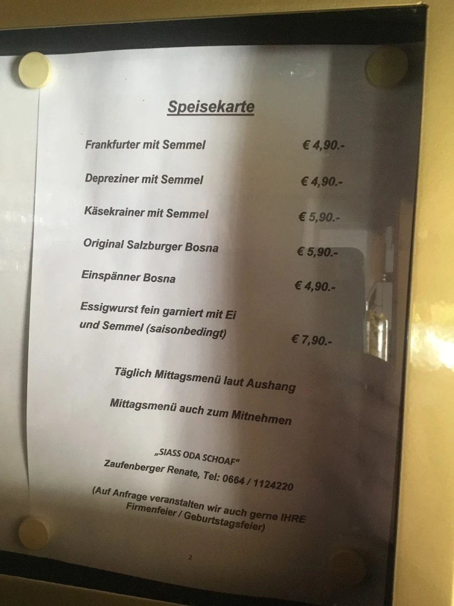 Speisekarte photo 1