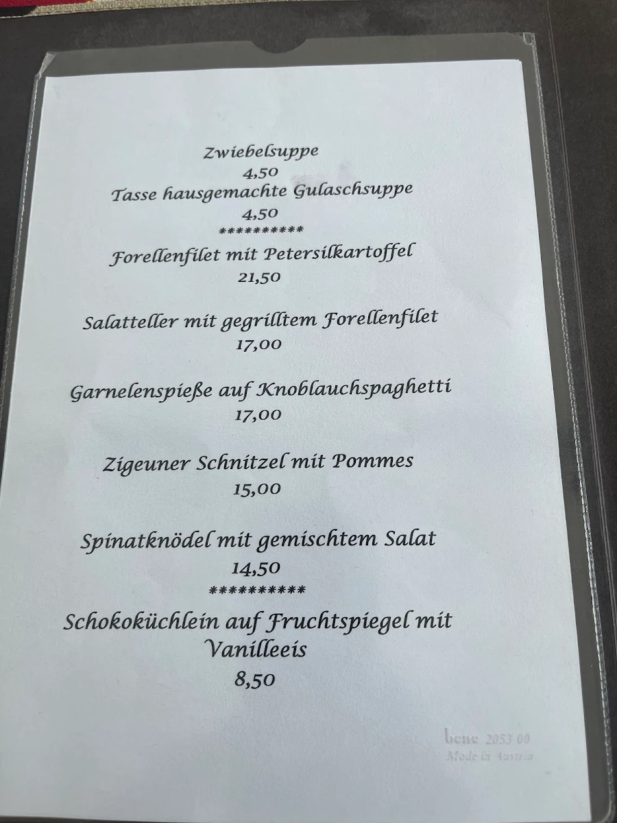 Speisekarte photo 5