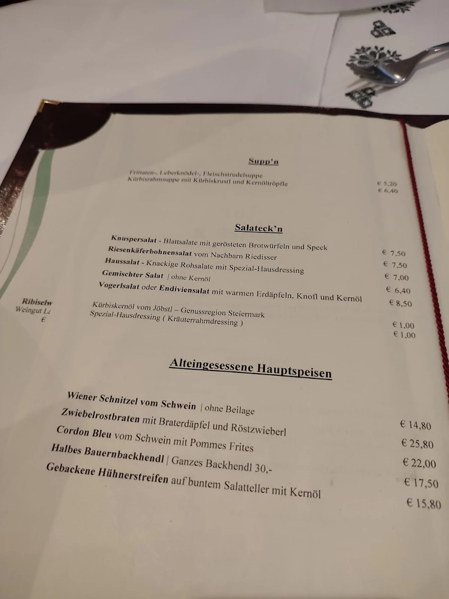 Speisekarte photo 2