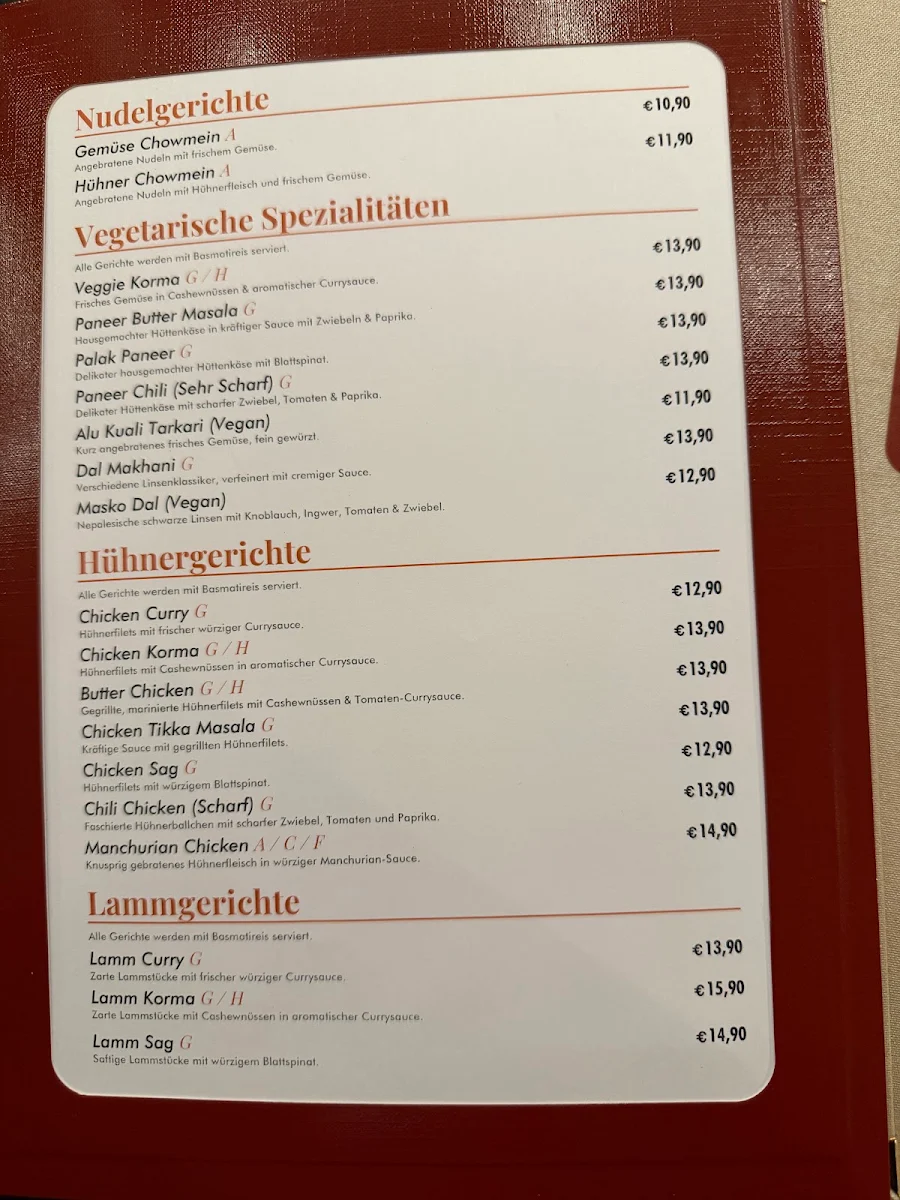 Speisekarte photo 8