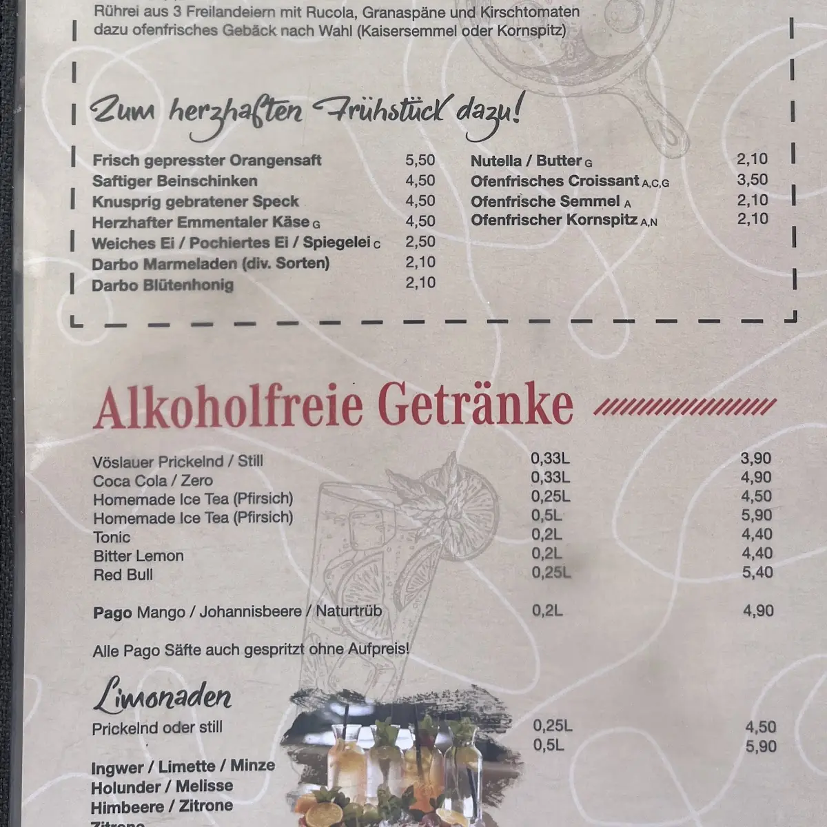Speisekarte photo 1