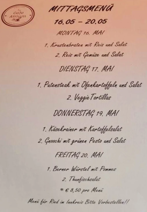 Speisekarte photo 4