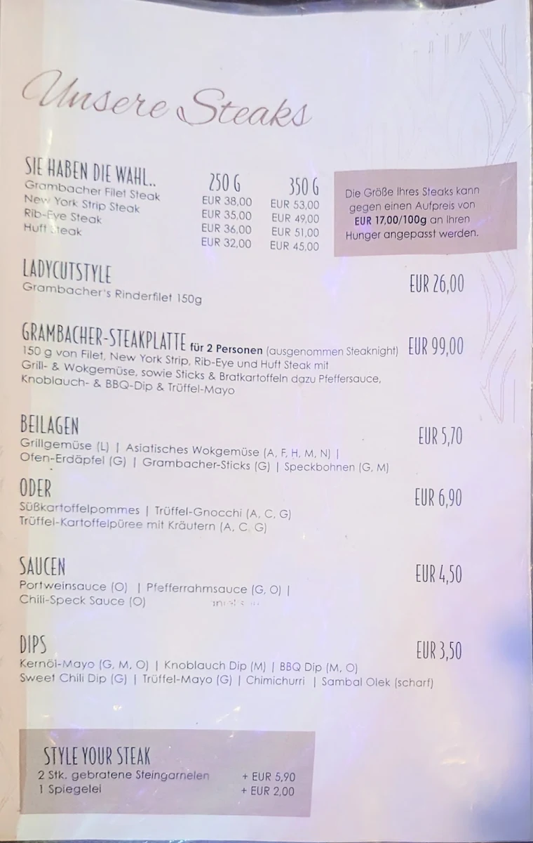 Speisekarte photo 1