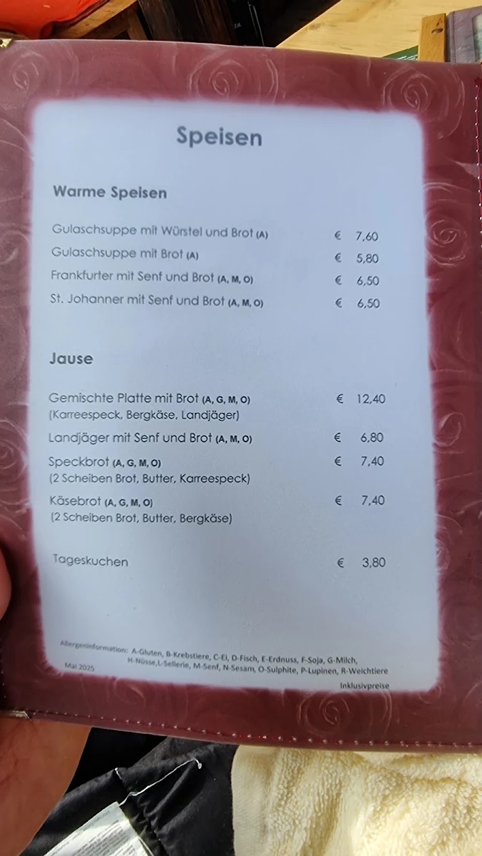 Speisekarte photo 1