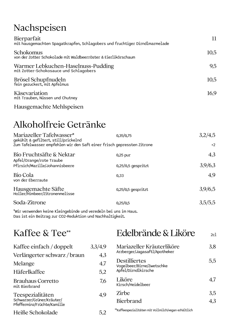 Speisekarte photo 1