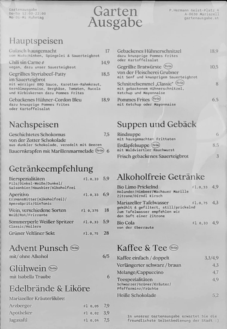 Speisekarte photo 3