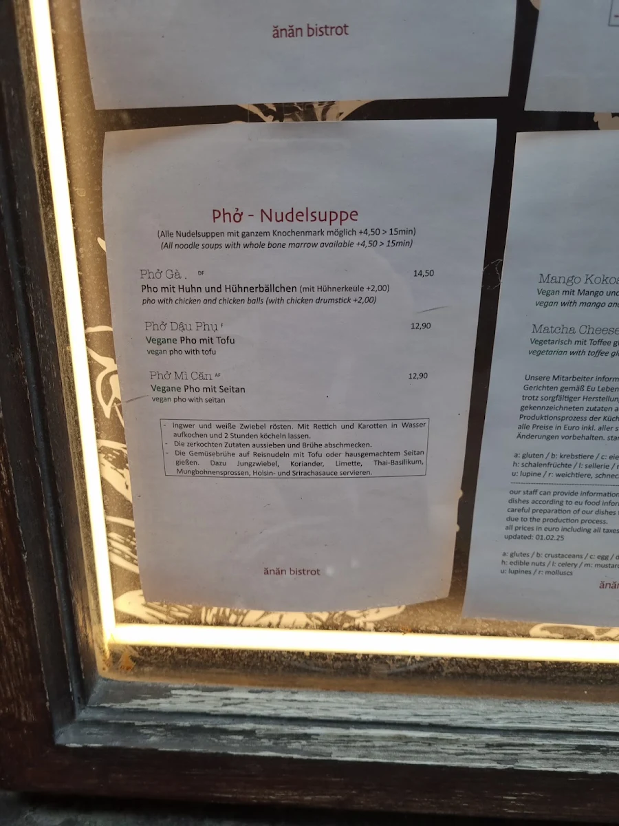 Speisekarte photo 2