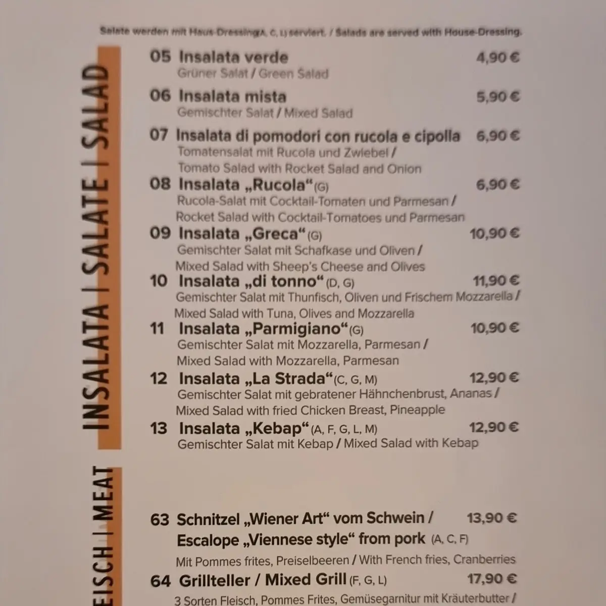 Speisekarte photo 5