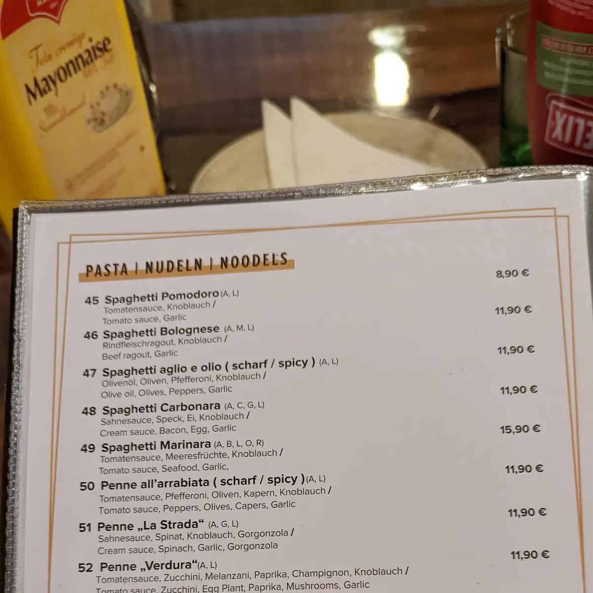 Speisekarte photo 6