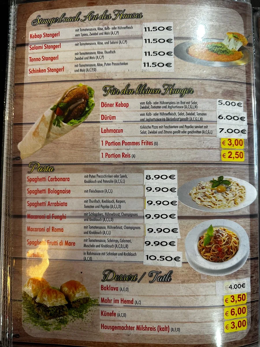 Speisekarte photo 1