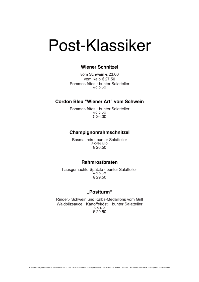 Speisekarte photo 4
