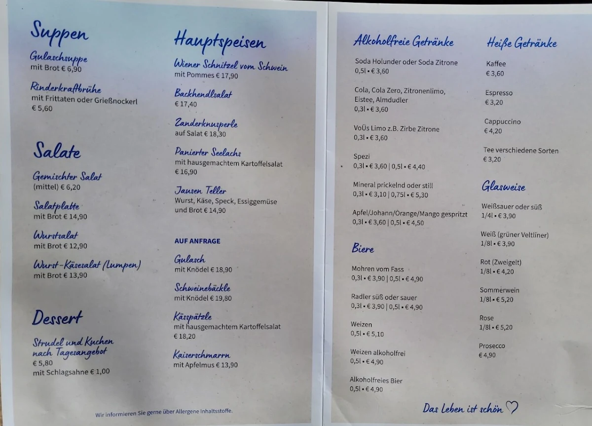 Speisekarte photo 1