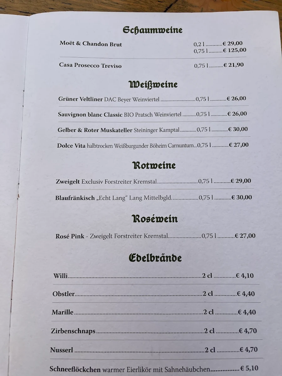 Speisekarte photo 1