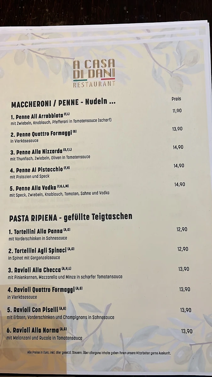Speisekarte photo 3