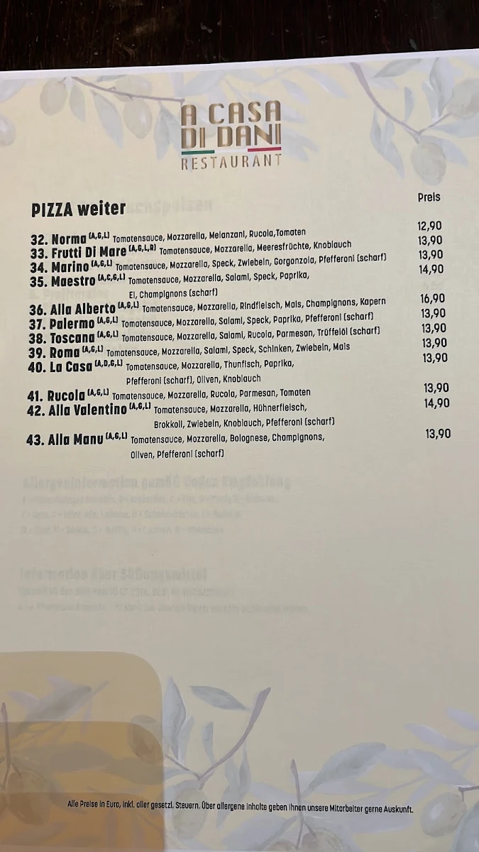 Speisekarte photo 4
