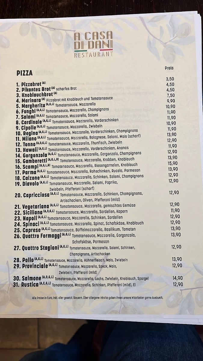 Speisekarte photo 5