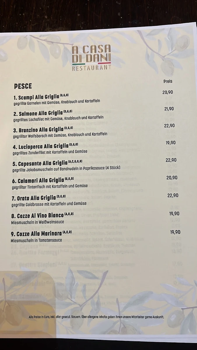 Speisekarte photo 8