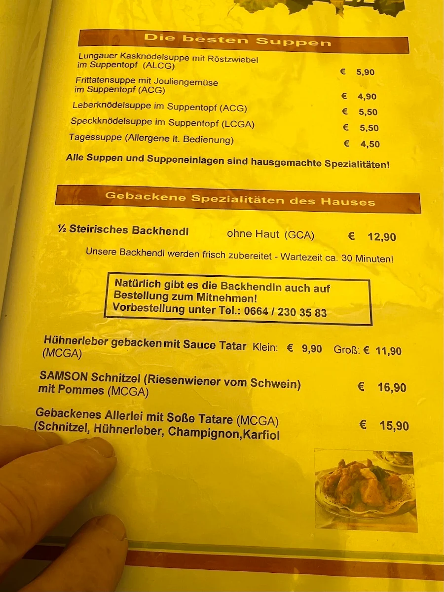 Speisekarte photo 7