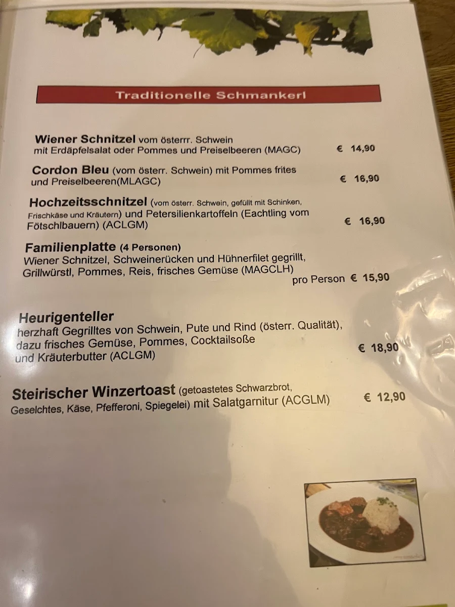 Speisekarte photo 9