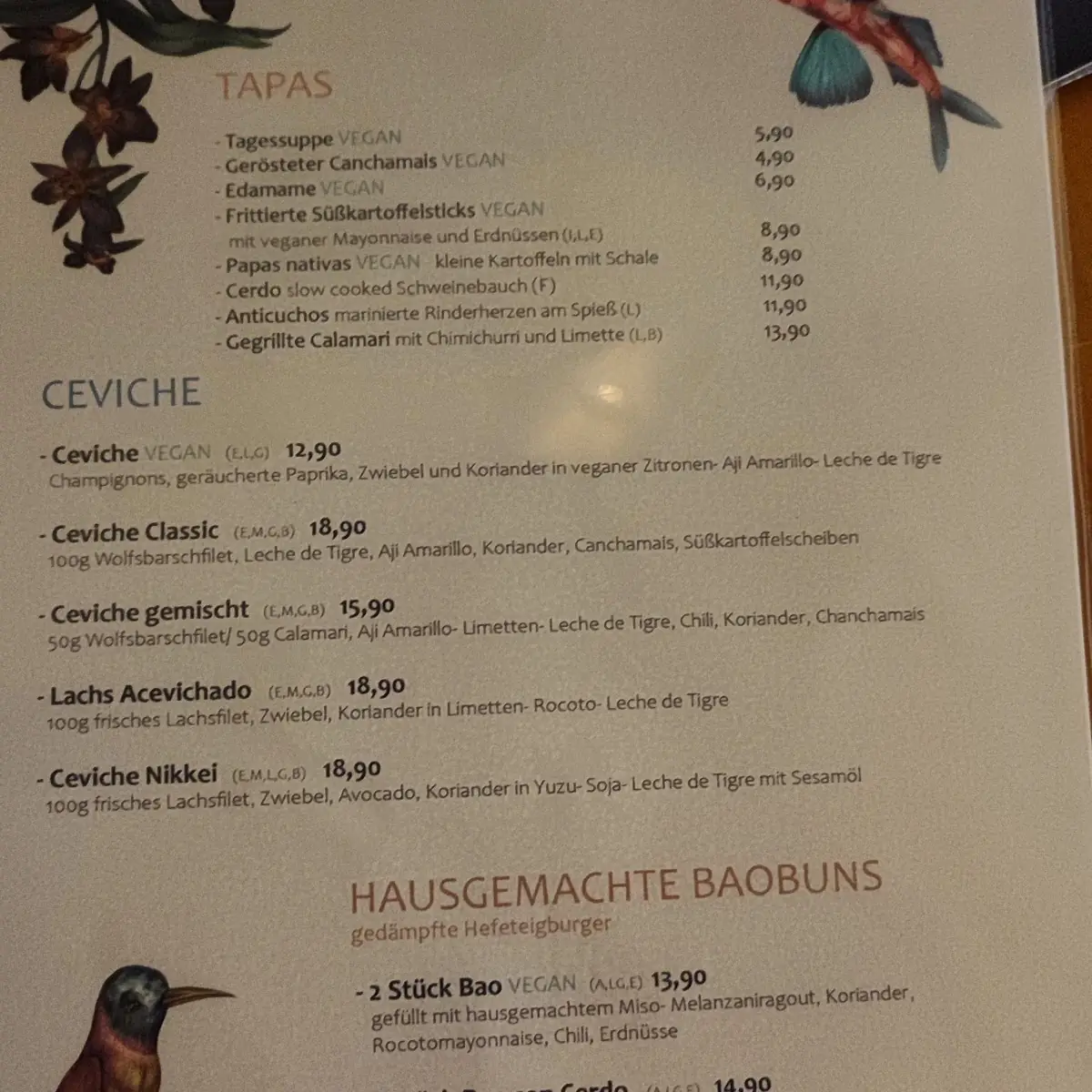 Speisekarte photo 3