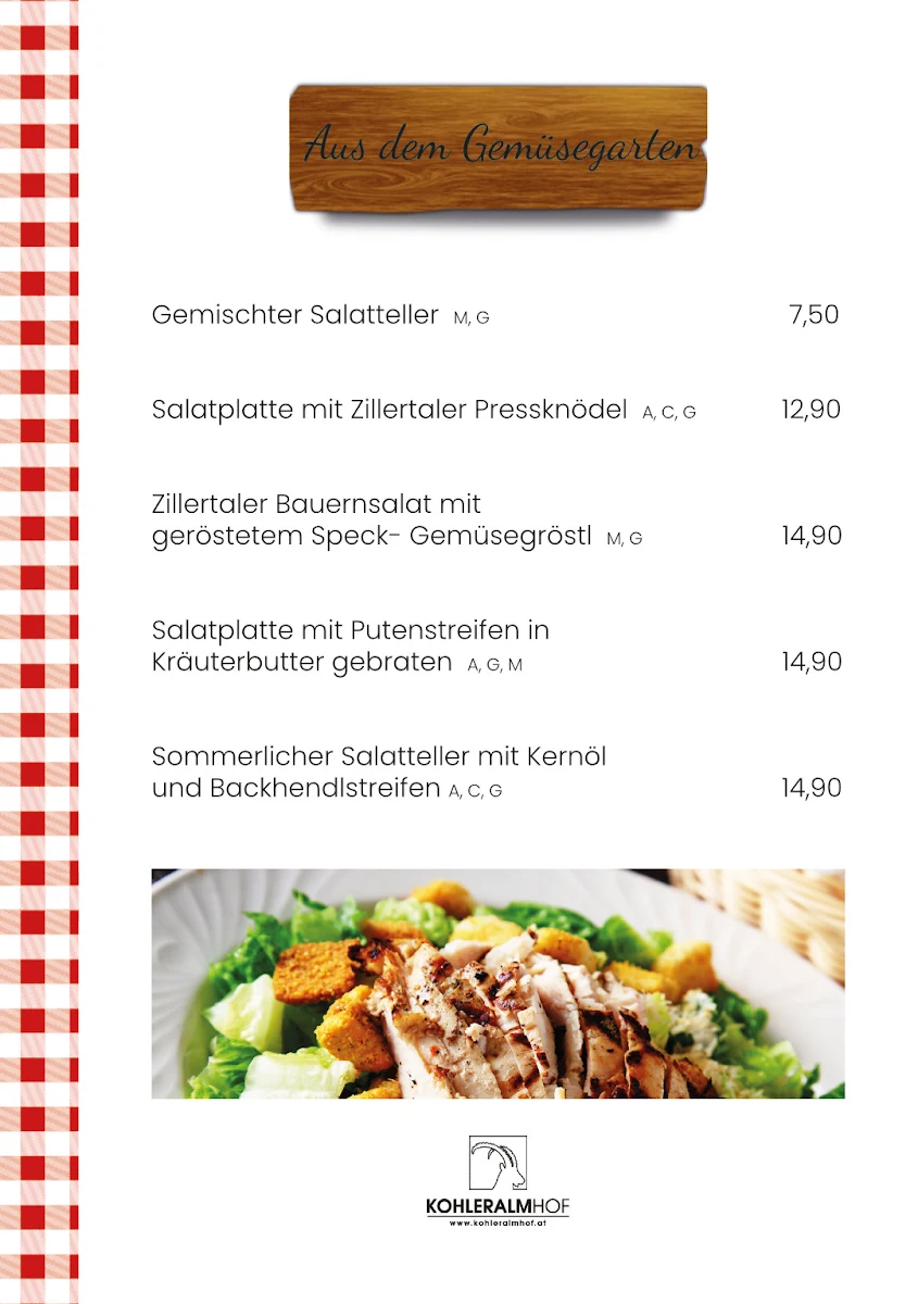 Speisekarte photo 1