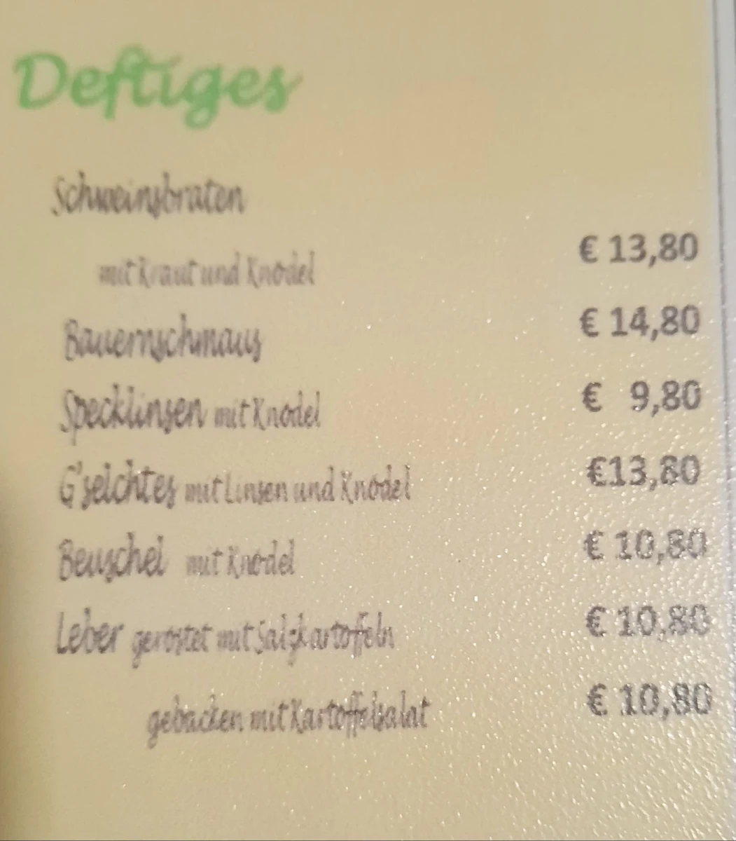 Speisekarte photo 6
