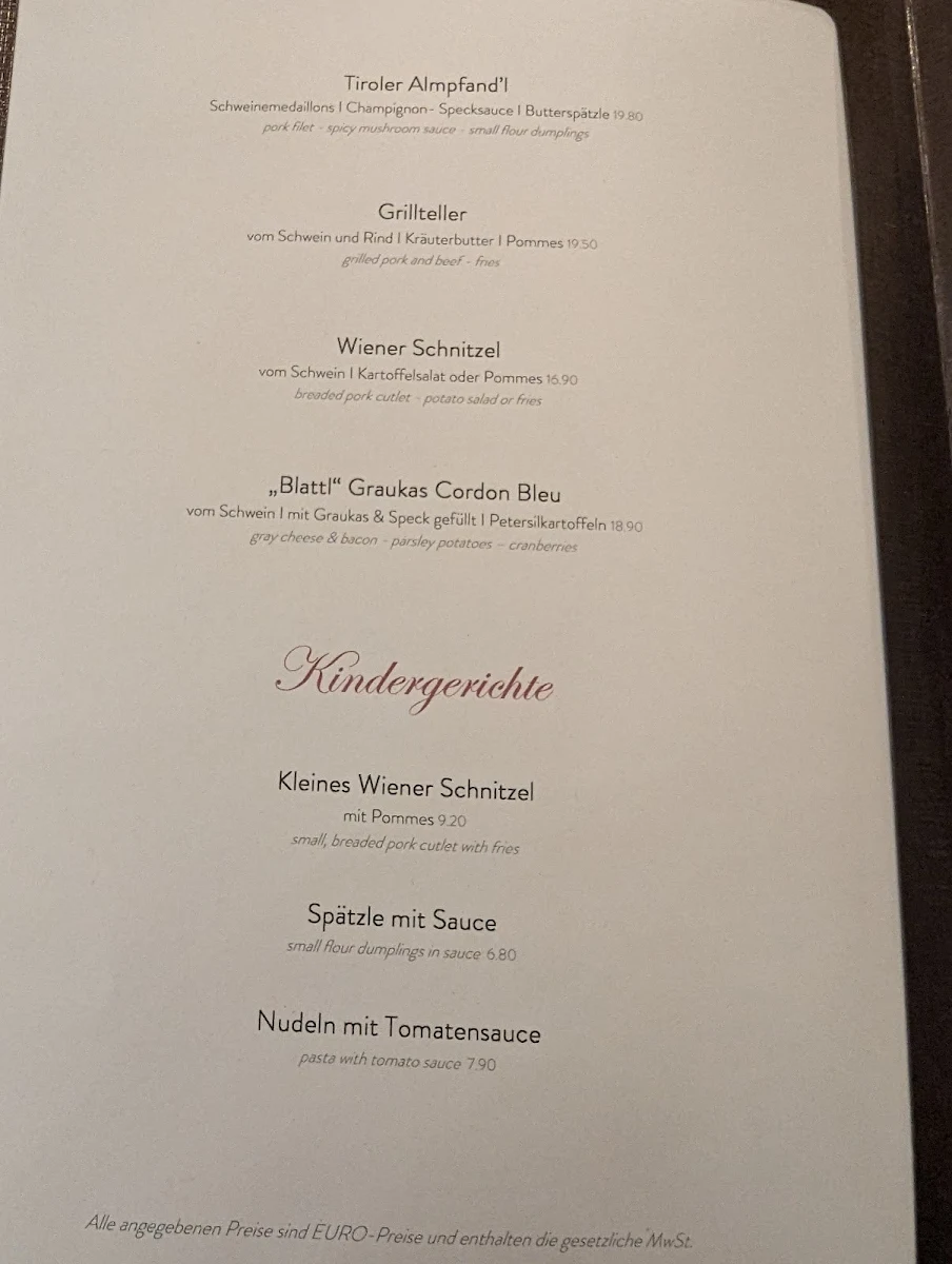 Speisekarte photo 8