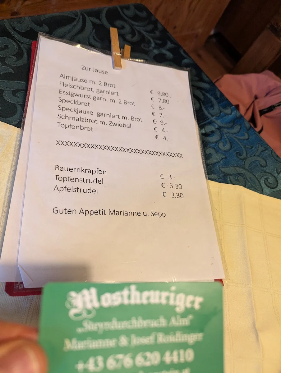 Speisekarte photo 1