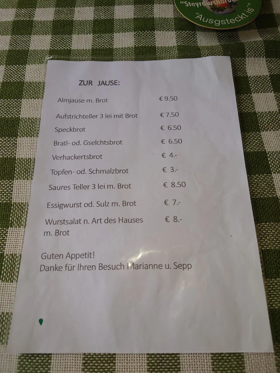 Speisekarte photo 2