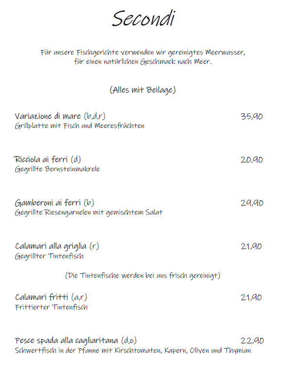 Speisekarte photo 5