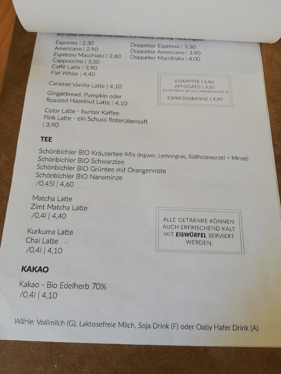 Speisekarte photo 2