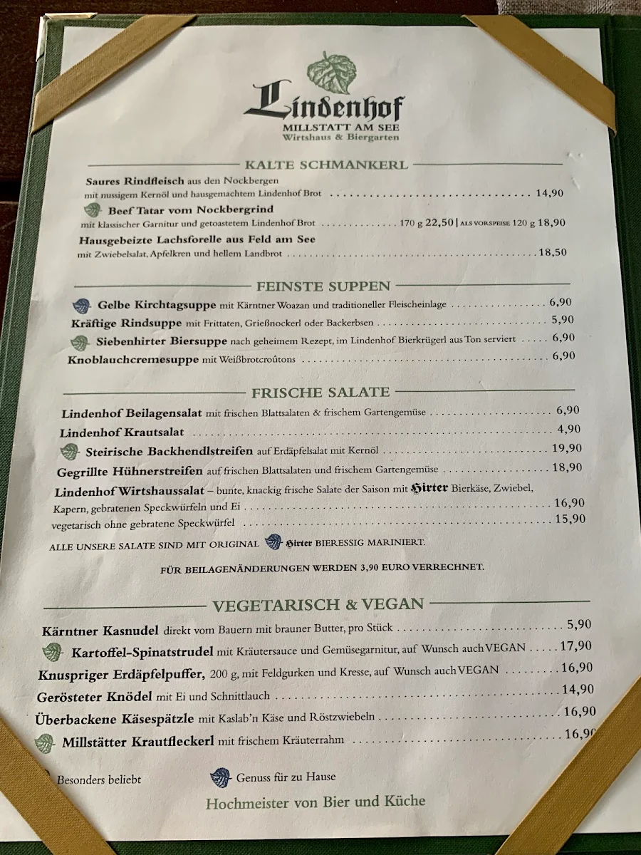 Speisekarte photo 2