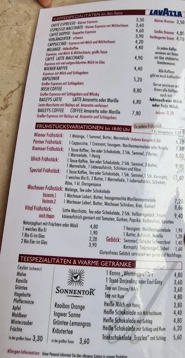 Speisekarte photo 3