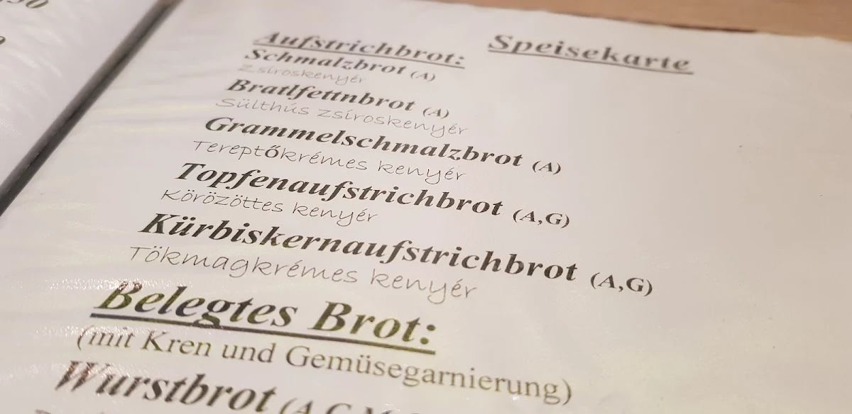 Speisekarte photo 3