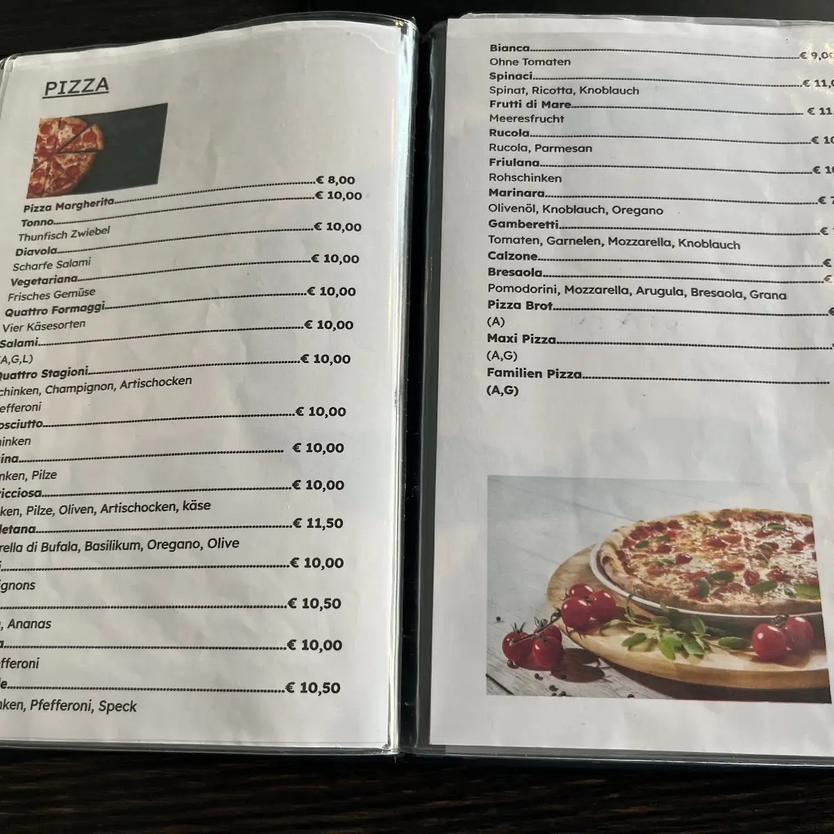 Speisekarte photo 2
