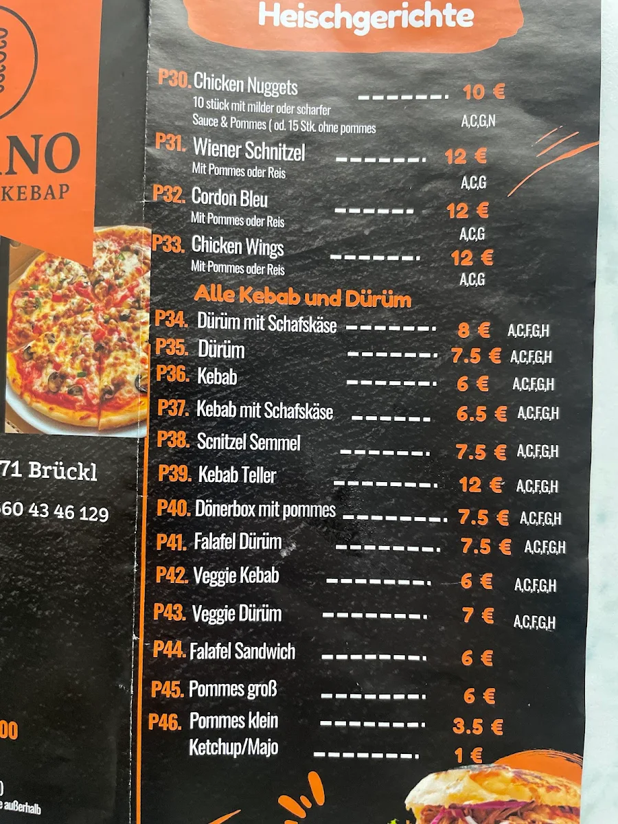 Speisekarte photo 2