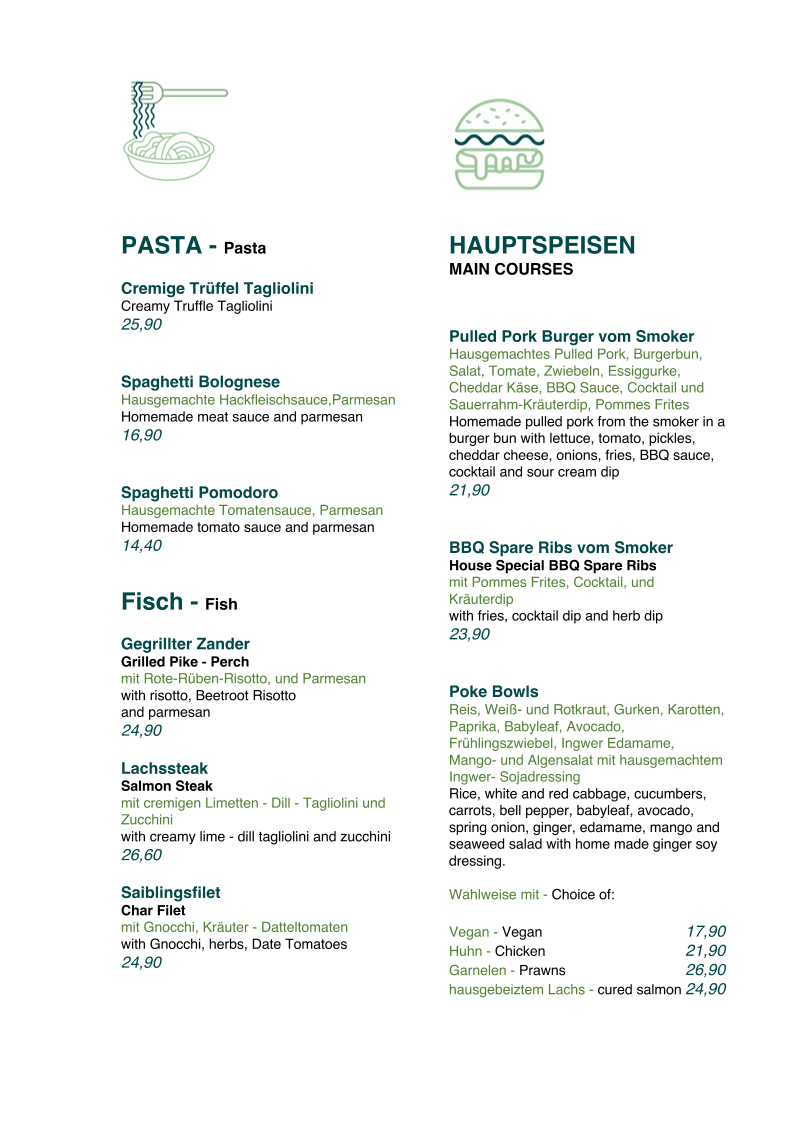 Speisekarte photo 1