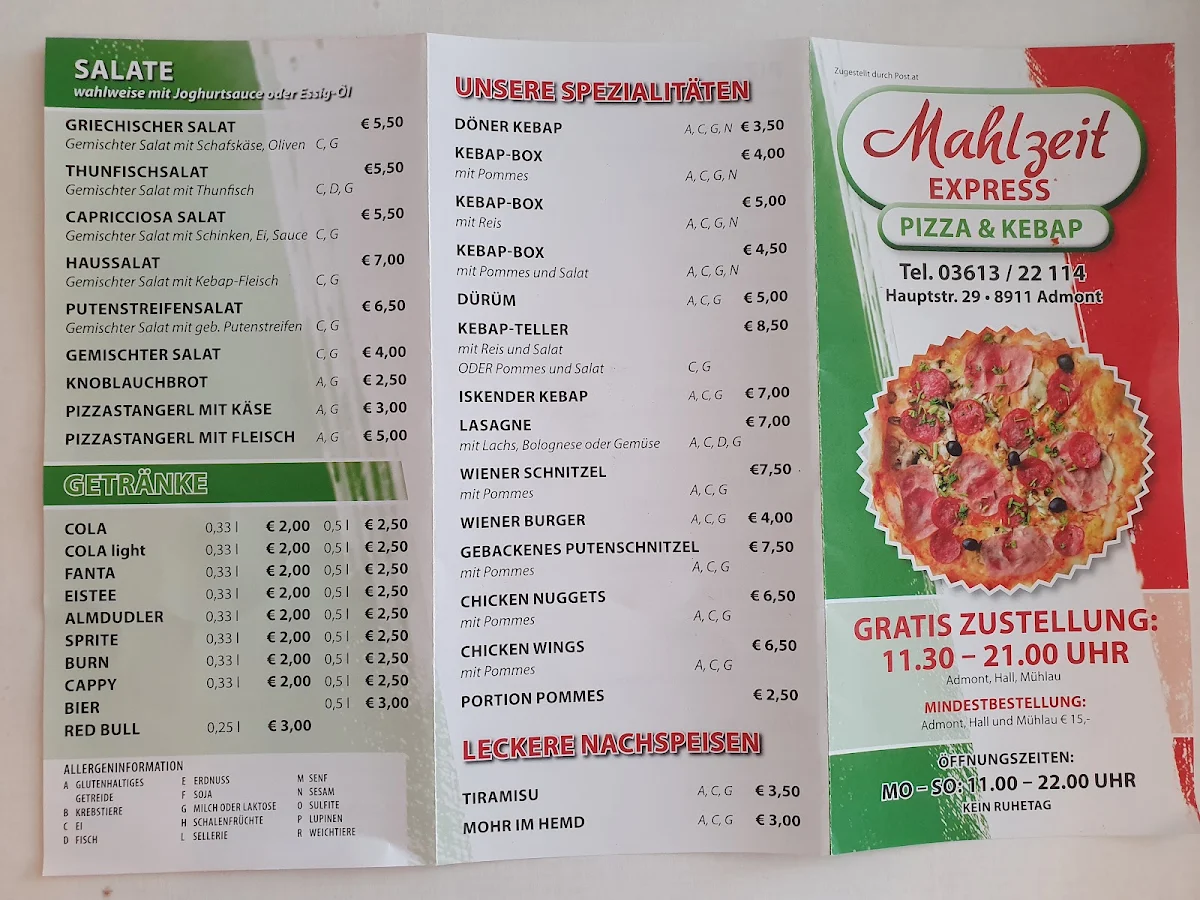 Speisekarte photo 2