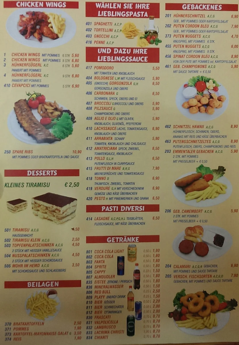 Speisekarte photo 2