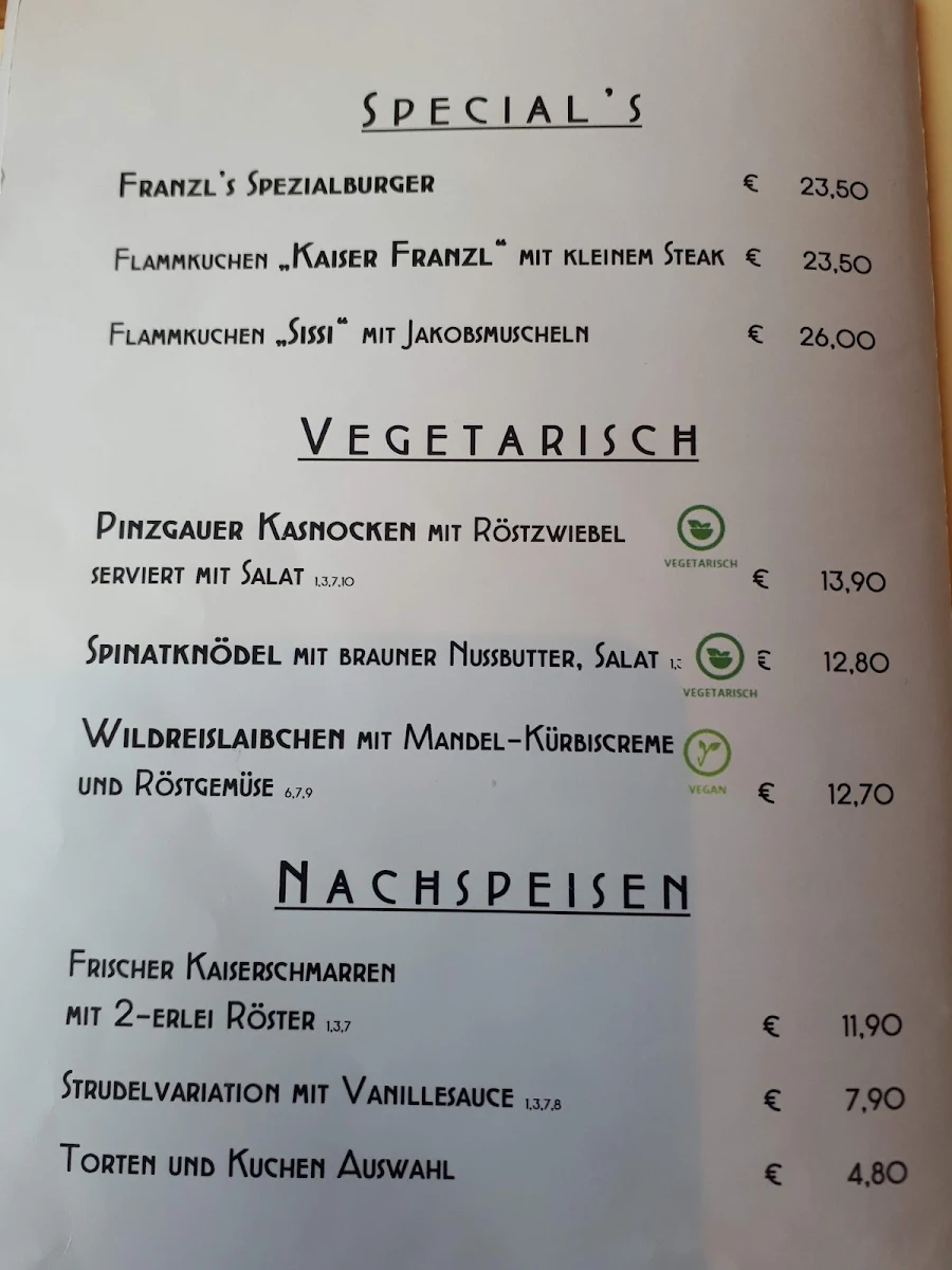 Speisekarte photo 3