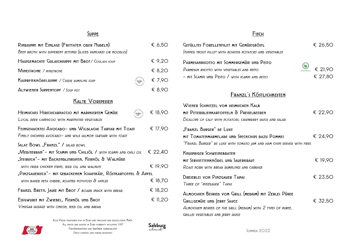 Speisekarte photo 4