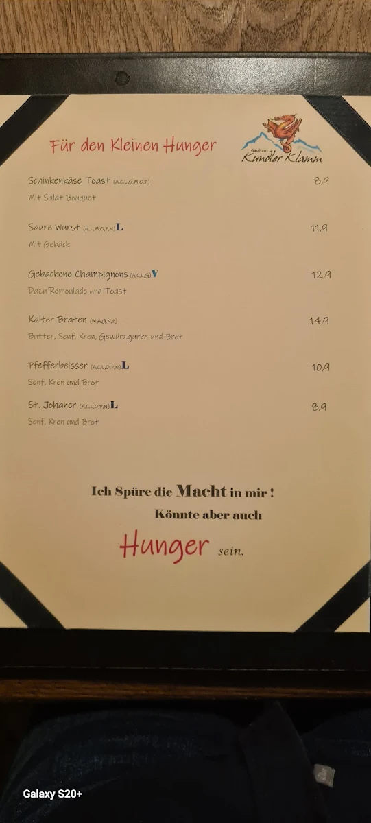 Speisekarte photo 3