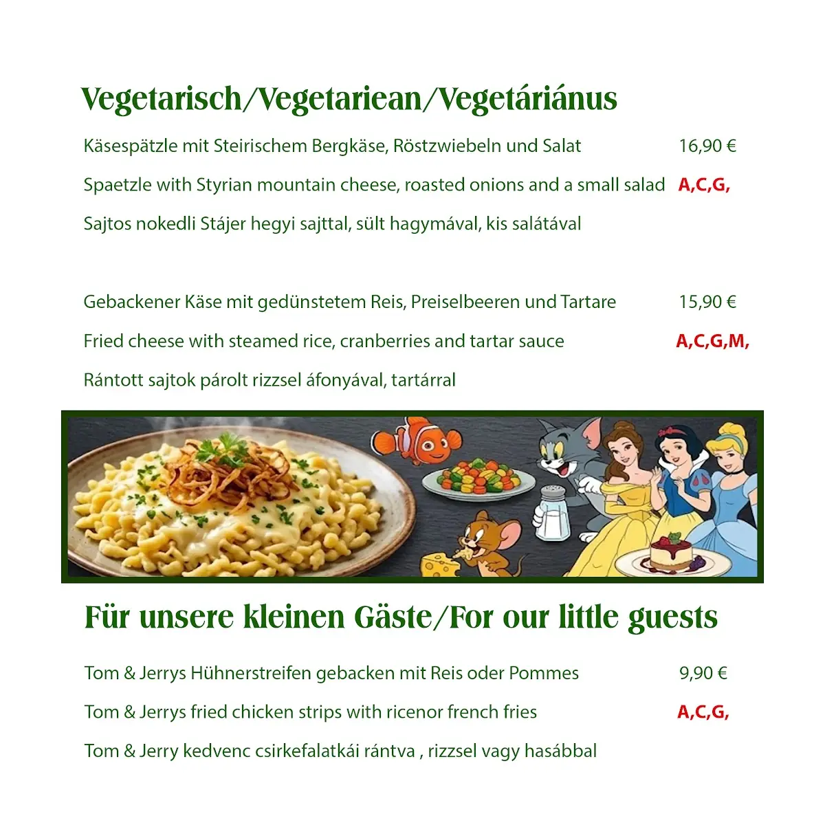 Speisekarte photo 2